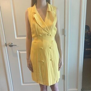 Vintage 1990’s yellow dress